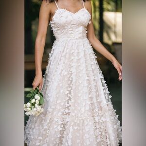 BUTTERFLY MESH DRESS